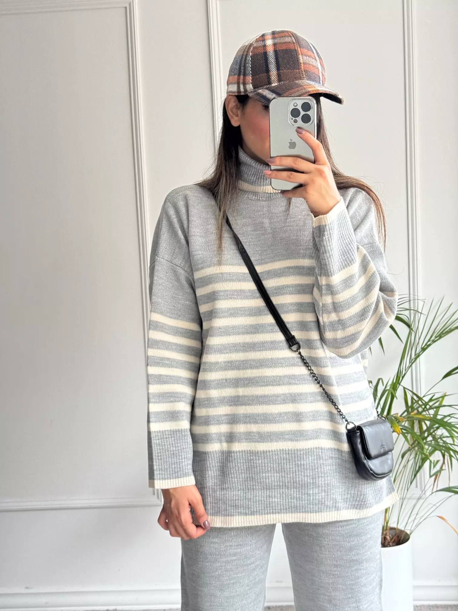 ست مانتو شلوار بافت نیکی